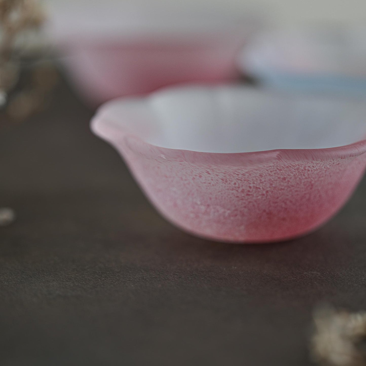 Sakura Sake Glass/Side Dish Collection - Multi Color Cherry Blossom