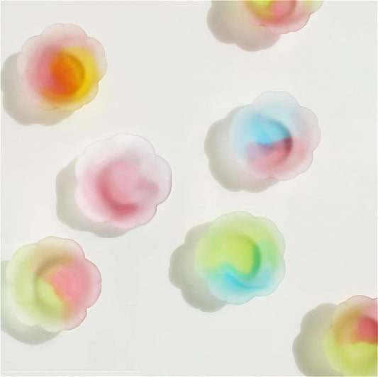 Sakura Sake Glass/Side Dish Collection - Multi Color Cherry Blossom - ZenwareCrafts