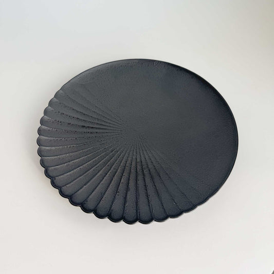 Ocean Bubble Handmade Plate Set - Black - ZenwareCrafts