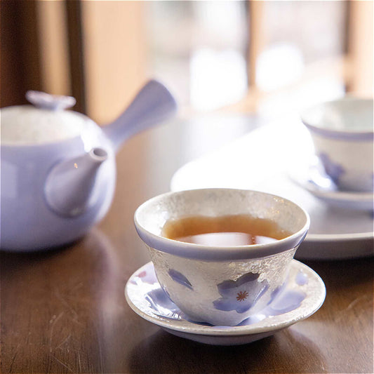 Cherry Blossom Handmade Tea Cup - ZenwareCrafts