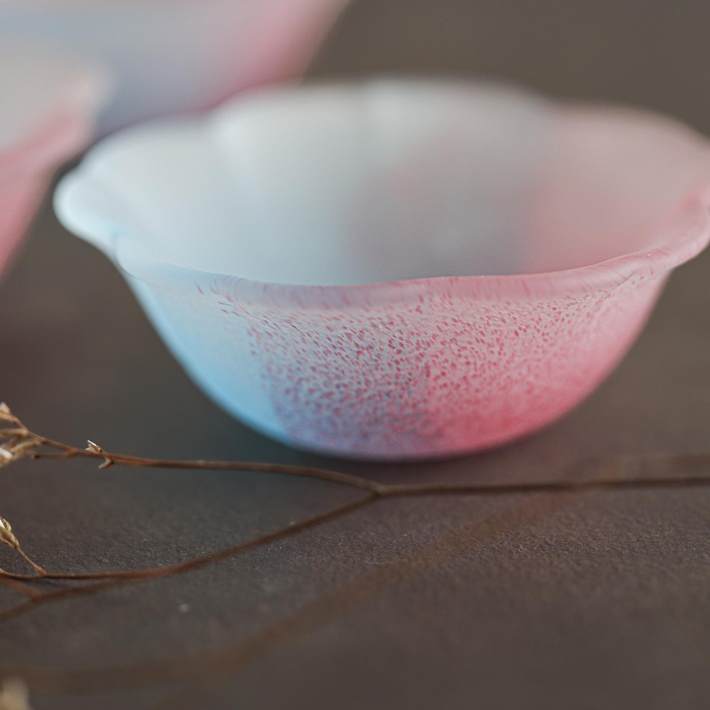 Sakura Sake Glass/Side Dish Collection - Multi Color Cherry Blossom