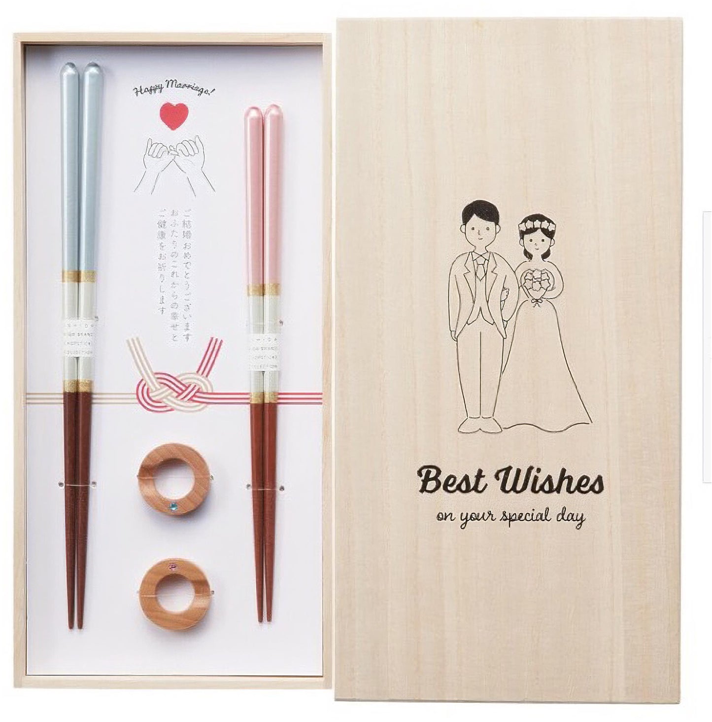ISHIDA Eternal Knot Chopsticks and Rests Set