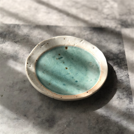 Lake Mino Ware Porcelain Plate - Small 4.9 in Round