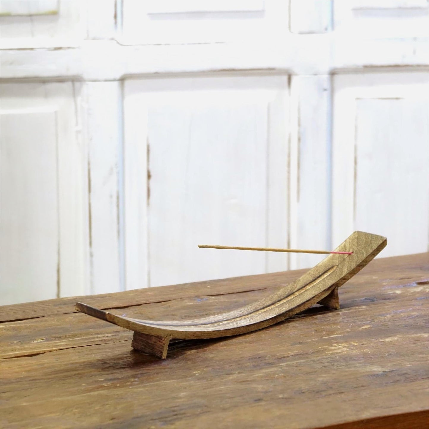 Wood Incense Holder