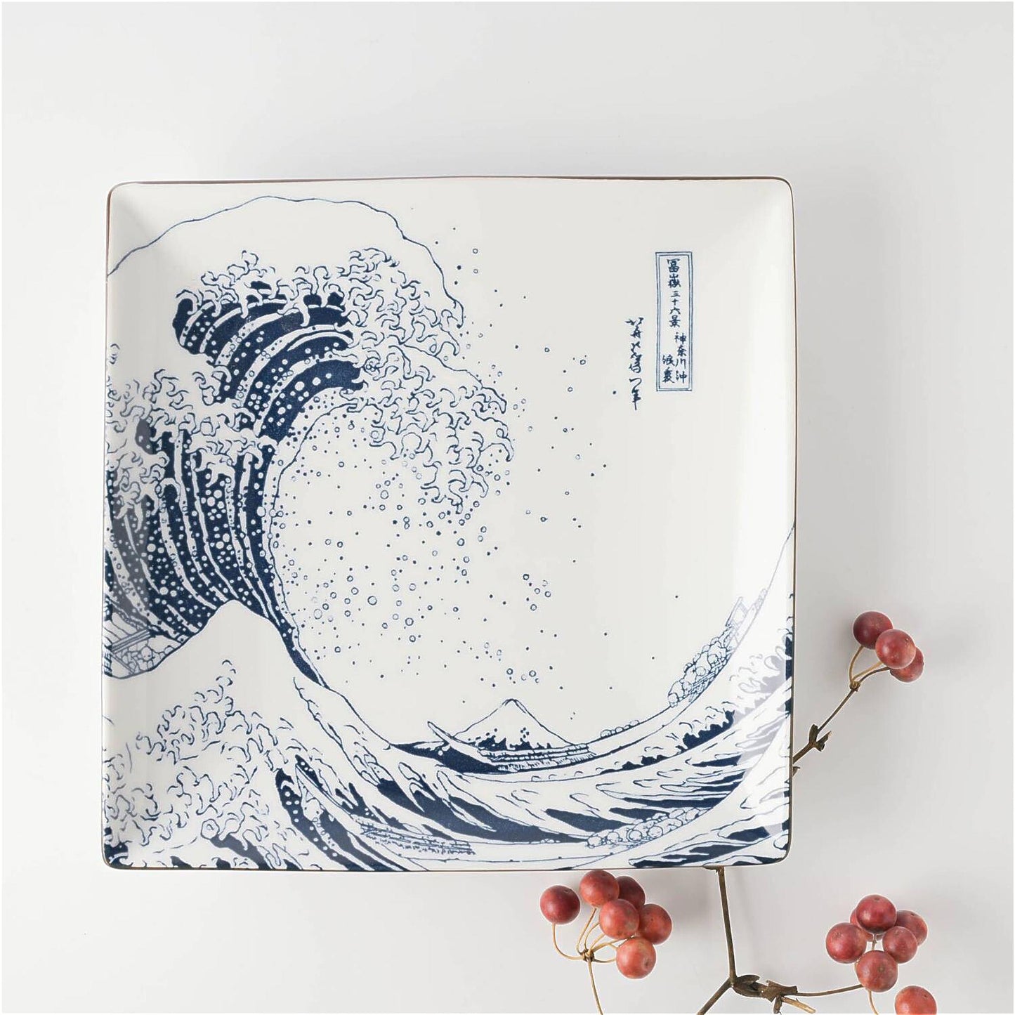 The Great Wave Mino Ware Porcelain Tableware Set