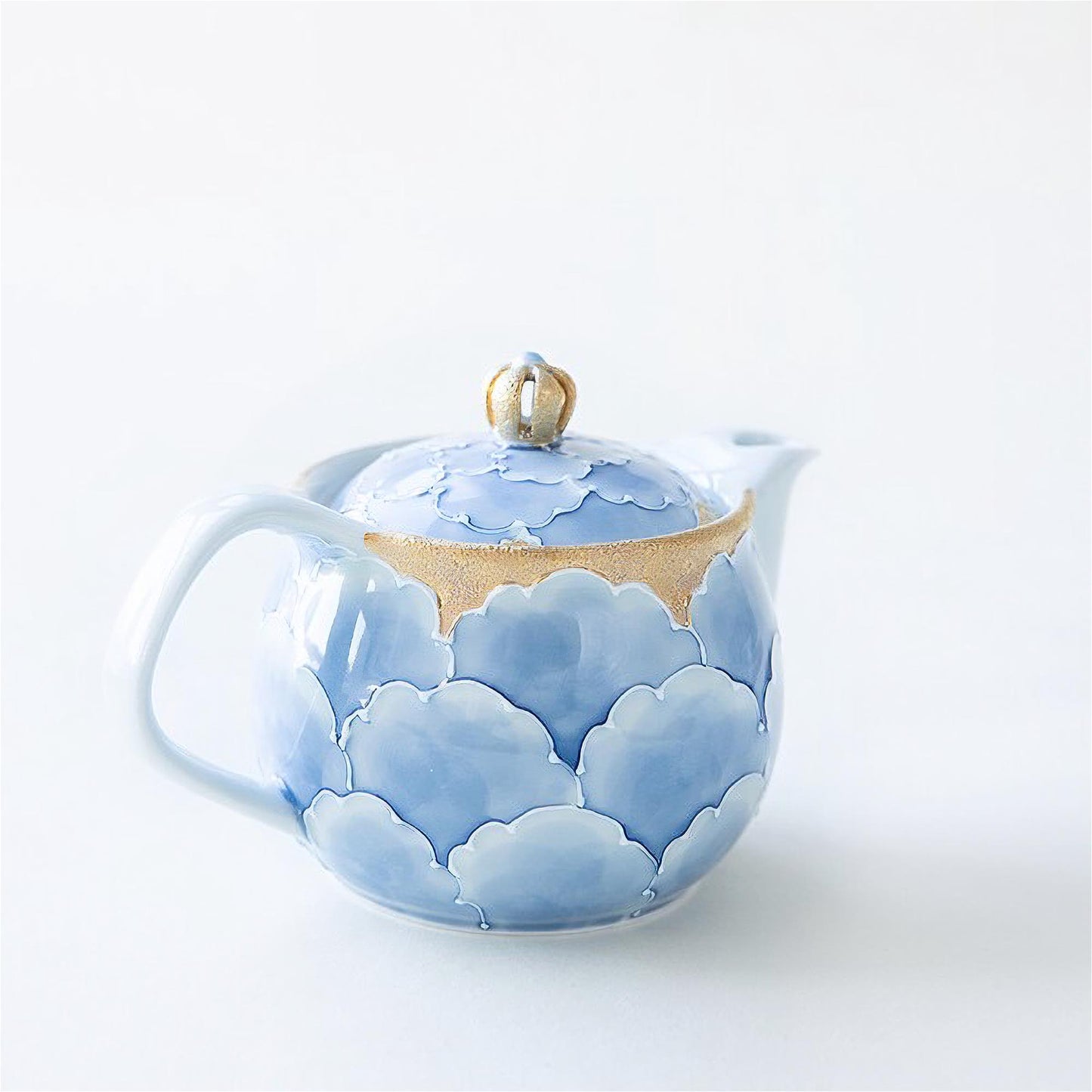 Peony Arita Ware Handmade Teapot and Cup Set