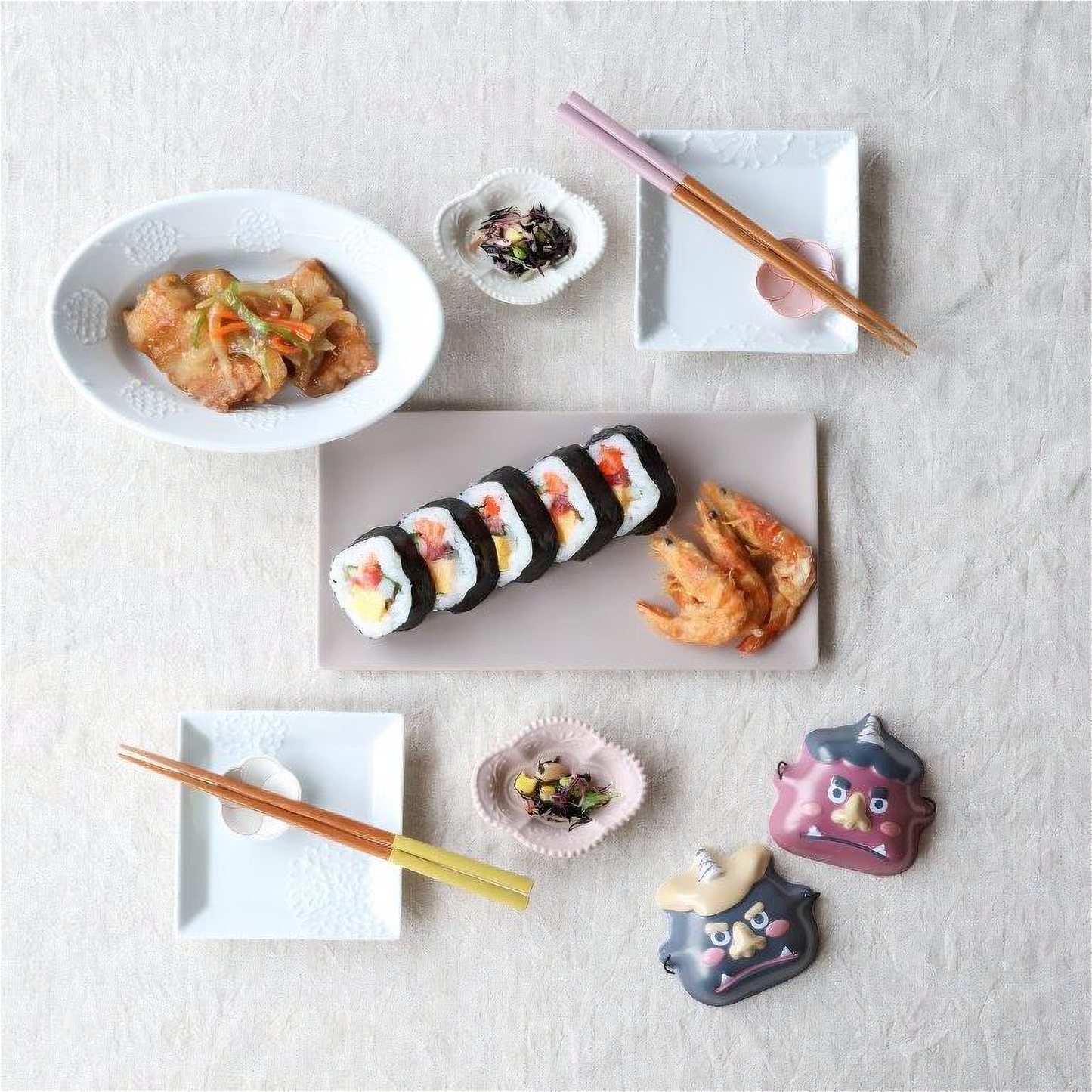 Matte Hasami Ware Handmade Rectangle Plate