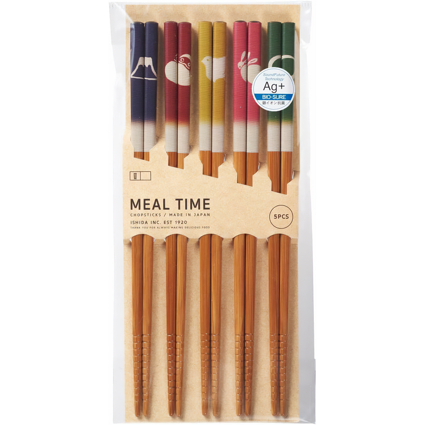 ISHIDA 5-Pair Chopsticks Set