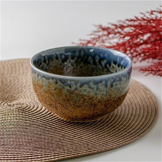 The Sandy Blue Mino Ware Porcelain Bowl - S/M/L