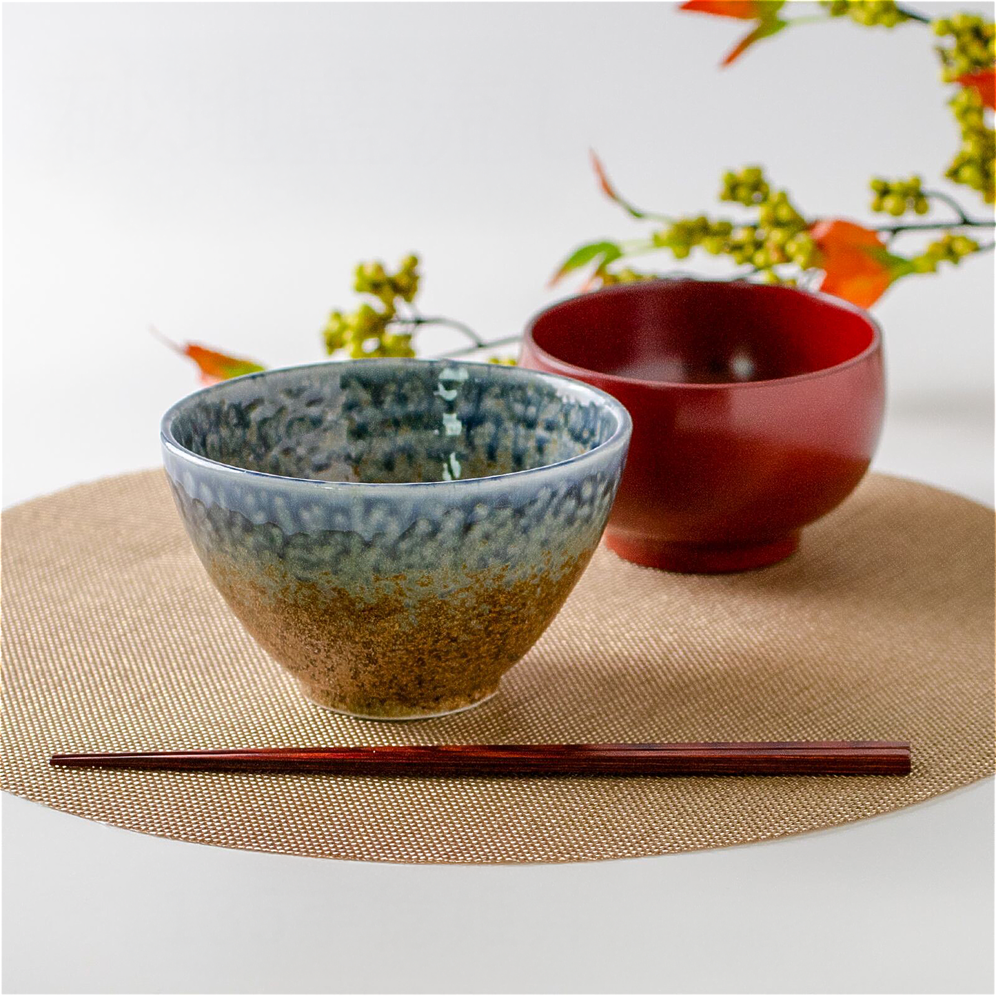 The Sandy Blue Mino Ware Porcelain Bowl - S/M/L