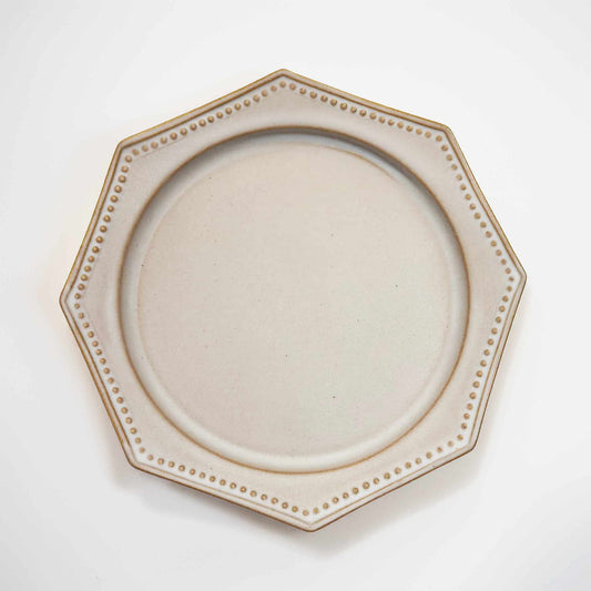 Kurashima Handmade Octagonal Plate - M/L