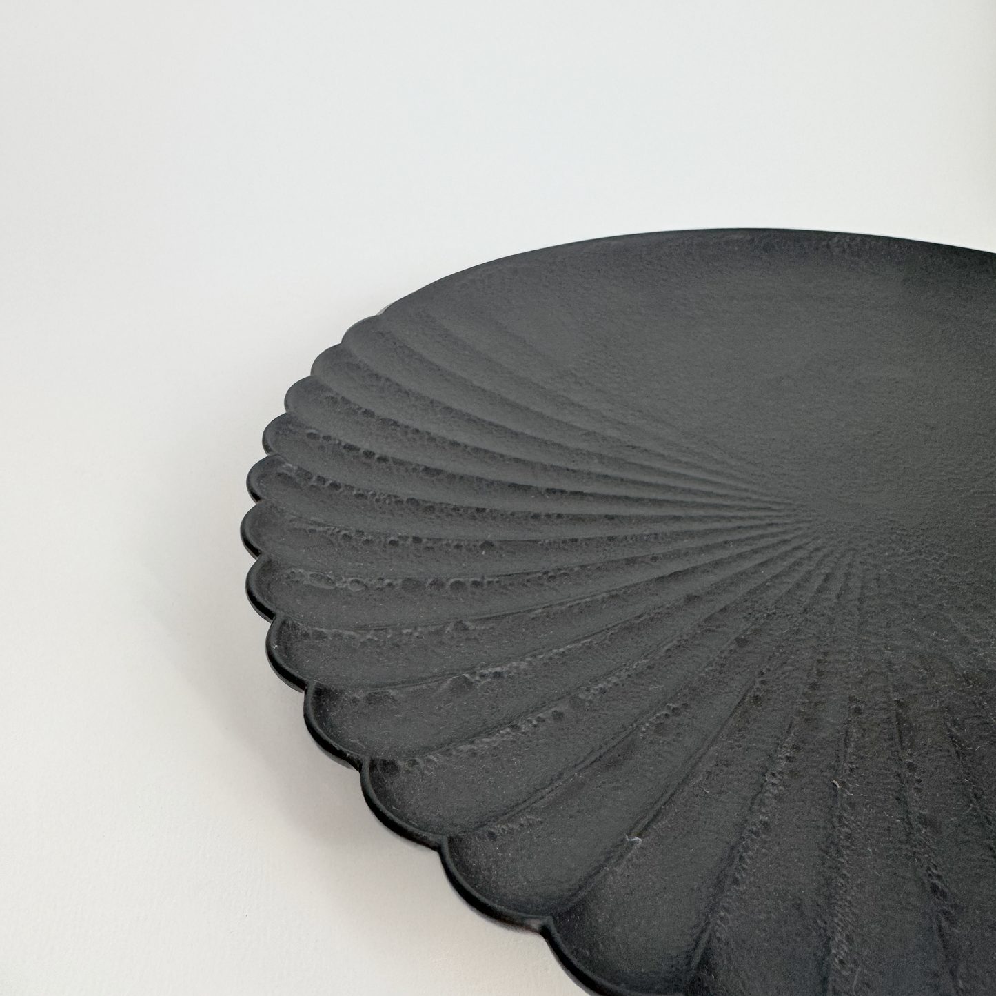 Ocean Bubble Handmade Plate Set - Black