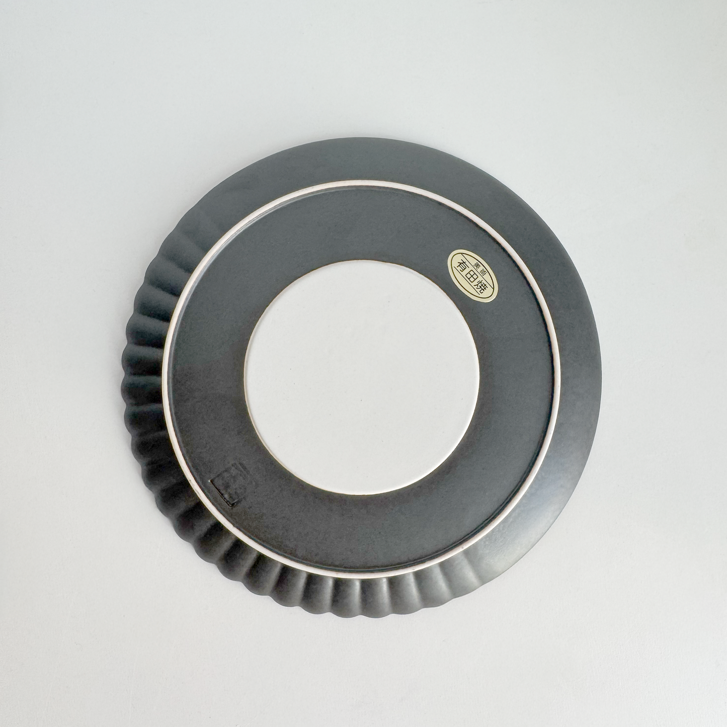 Ocean Bubble Handmade Plate Set - Black