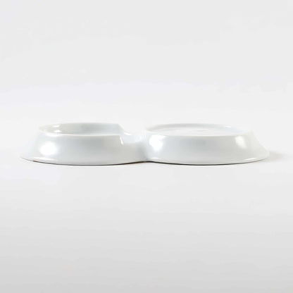 Hasami Ware Mt. Fuji Sauce Dish - Silver/Gold