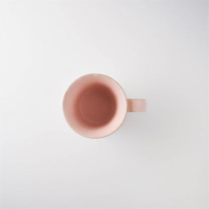 Kaneko Kohyo Rinka Handmade Mug with Saucer - Pink