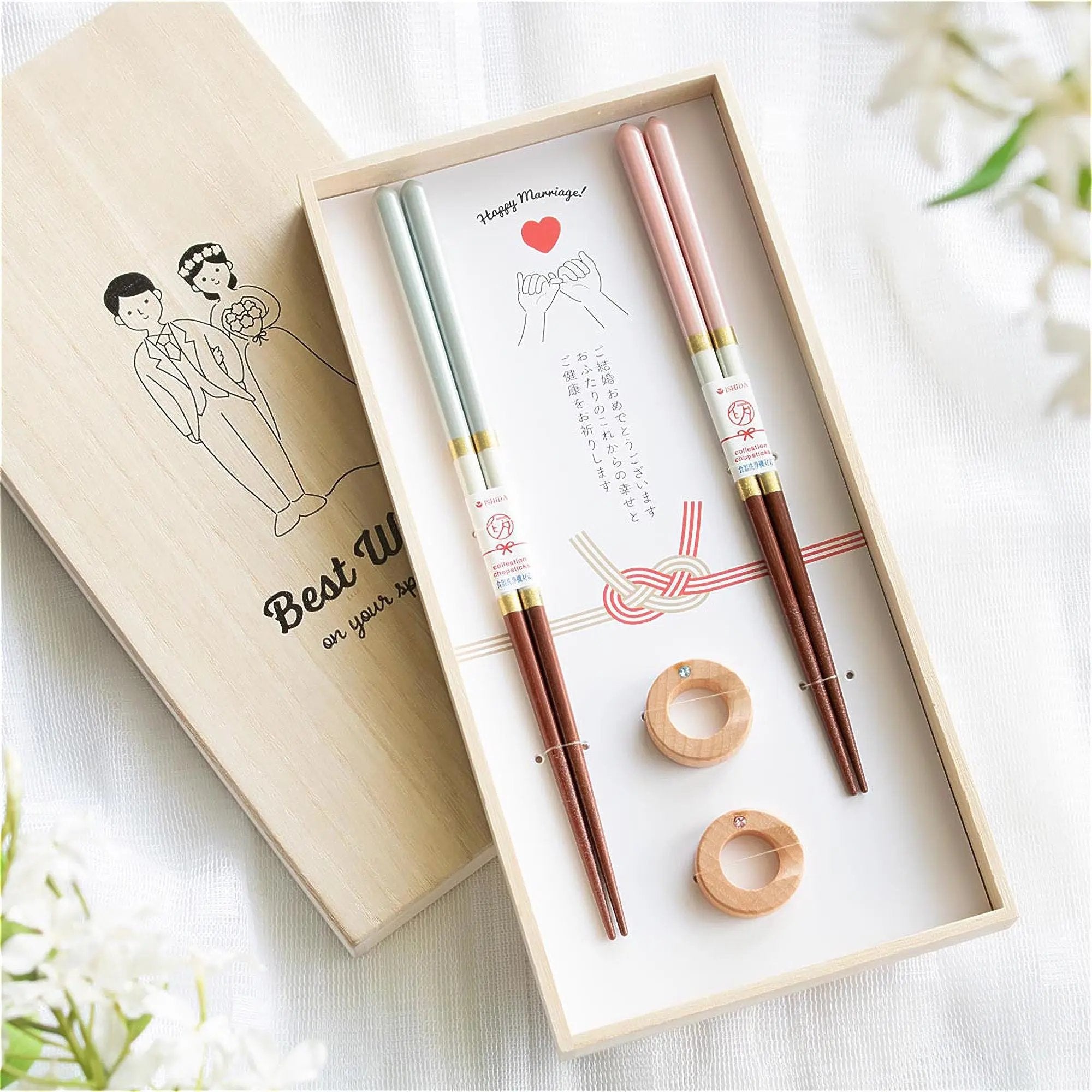 ISHIDA Eternal Knot Chopsticks and Rests Set - ZenwareCrafts