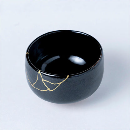 Kinetsugi Handmade Matcha Bowl Set with Whisk & Scoop