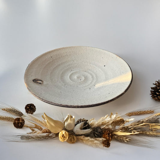 Kohiki Handmade Shallow Bowl by Takashi Sogo - M/L [Limited Qty]