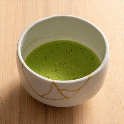 Kinetsugi Handmade Matcha Bowl Set with Whisk & Scoop
