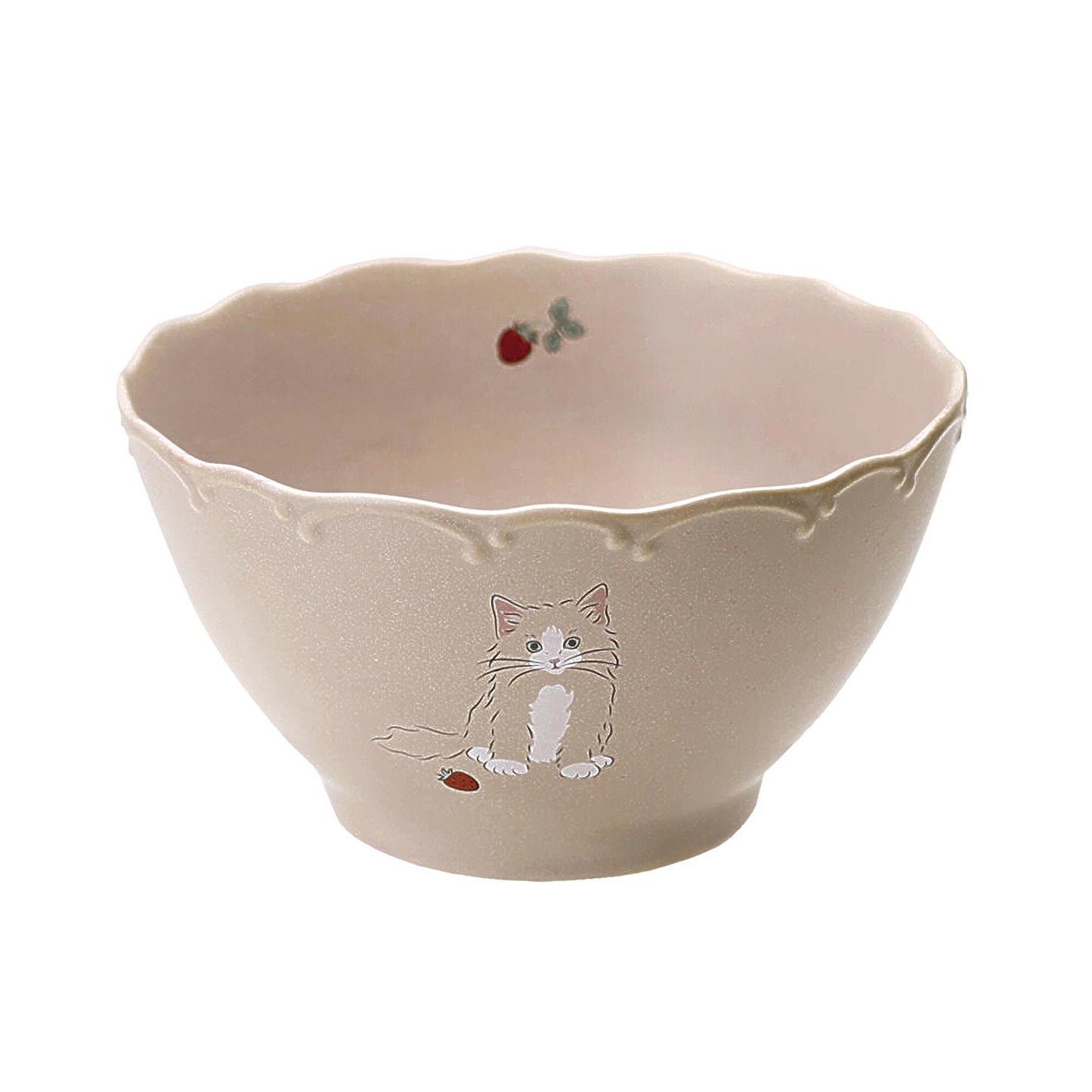Trio Cat Eco-Friendly Recycled Clay Porcelain Bowl