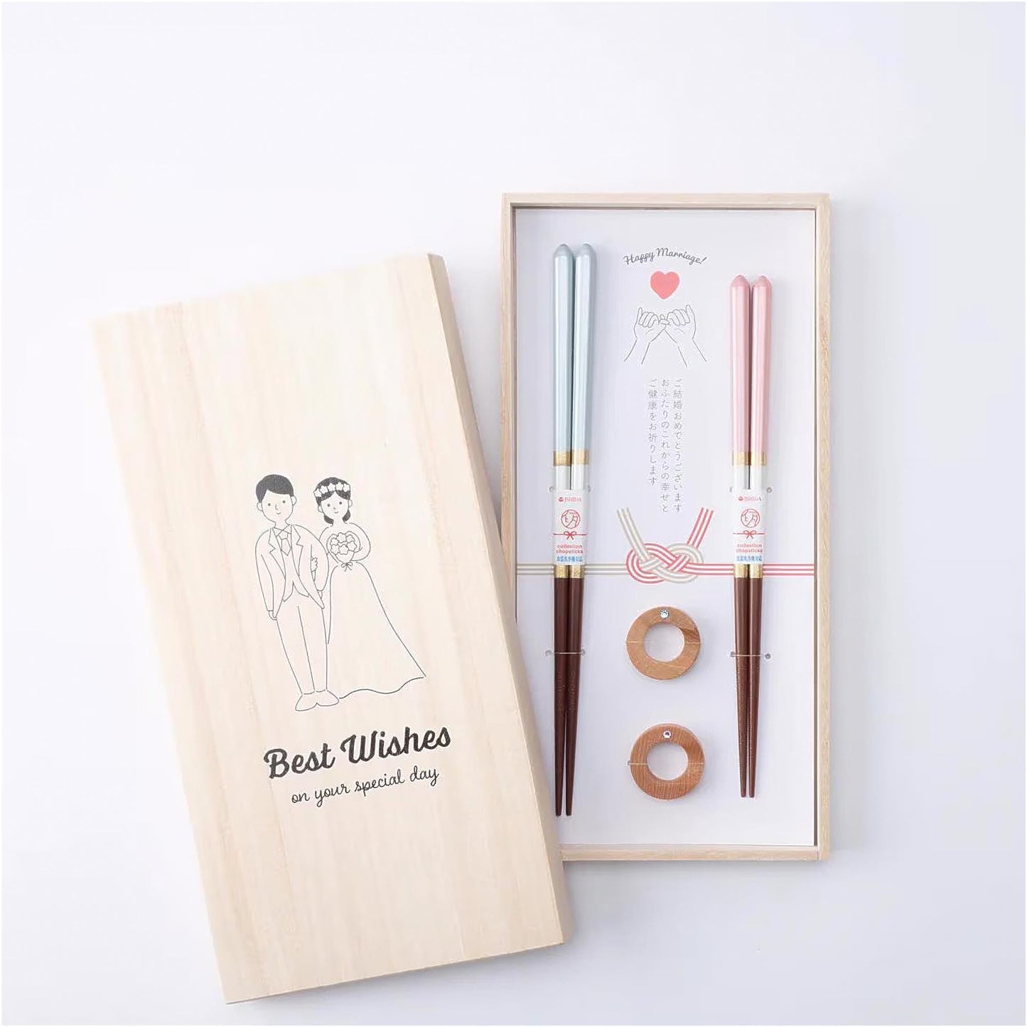 ISHIDA Eternal Knot Chopsticks and Rests Set
