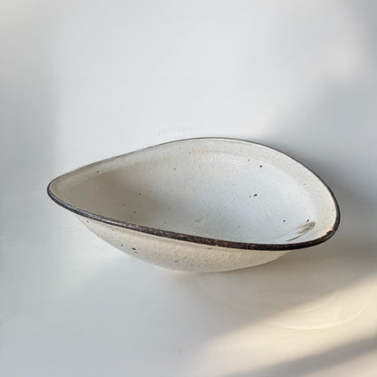 Kohiki Handmade Asymmetrical Bowl by Takashi Sogo - [Limited Qty]