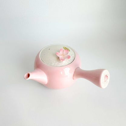 Cherry Blossom Handmade Teapot and Cup Set -  Pink - ZenwareCrafts