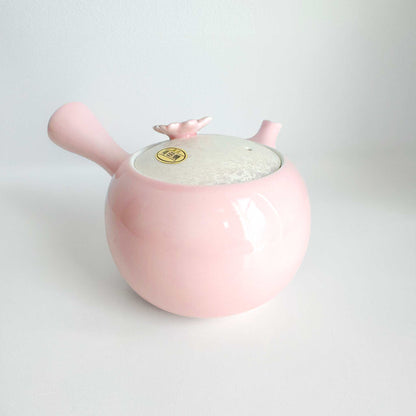 Cherry Blossom Handmade Teapot and Cup Set -  Pink - ZenwareCrafts