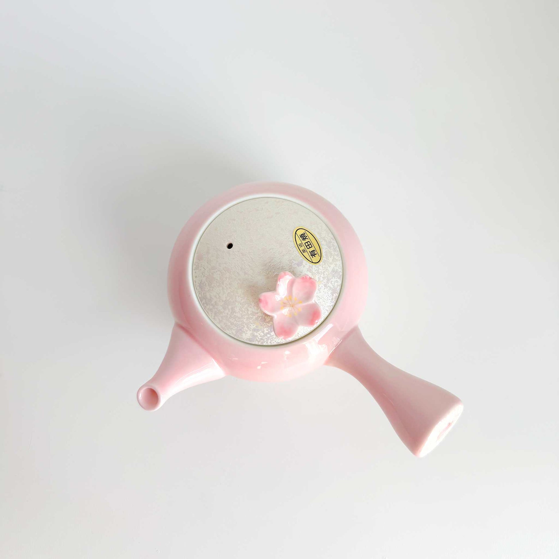 Cherry Blossom Handmade Teapot and Cup Set -  Pink - ZenwareCrafts