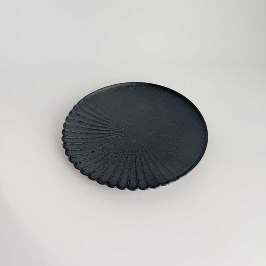 Ocean Bubble Handmade Plate Set - Black - ZenwareCrafts