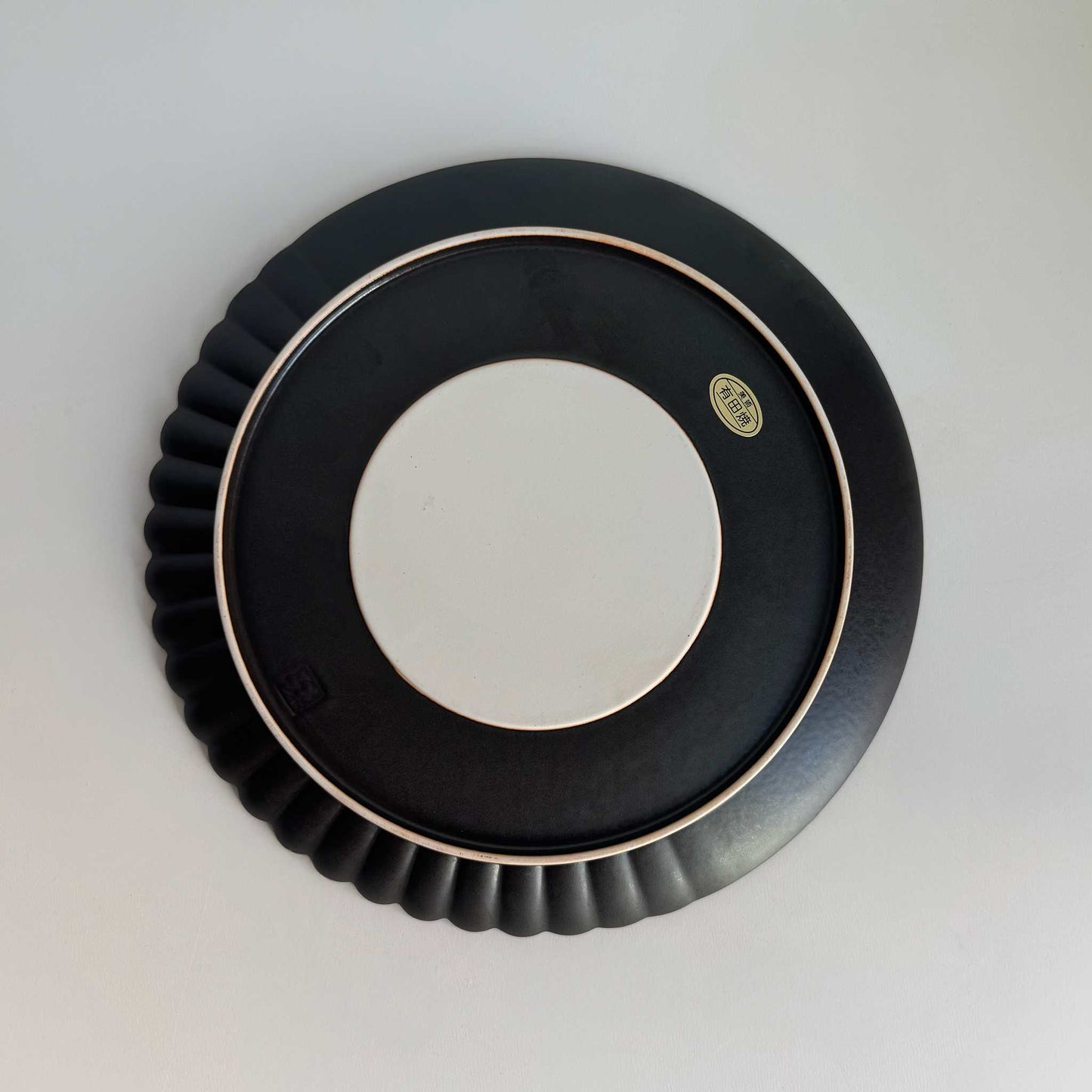 Ocean Bubble Handmade Plate - Large 9.0 in Gold - ZenwareCrafts