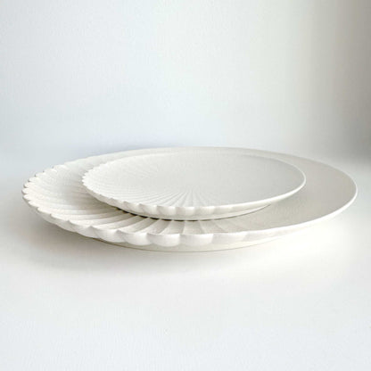 Ocean Bubble Handmade Dinnerware Set - White - ZenwareCrafts