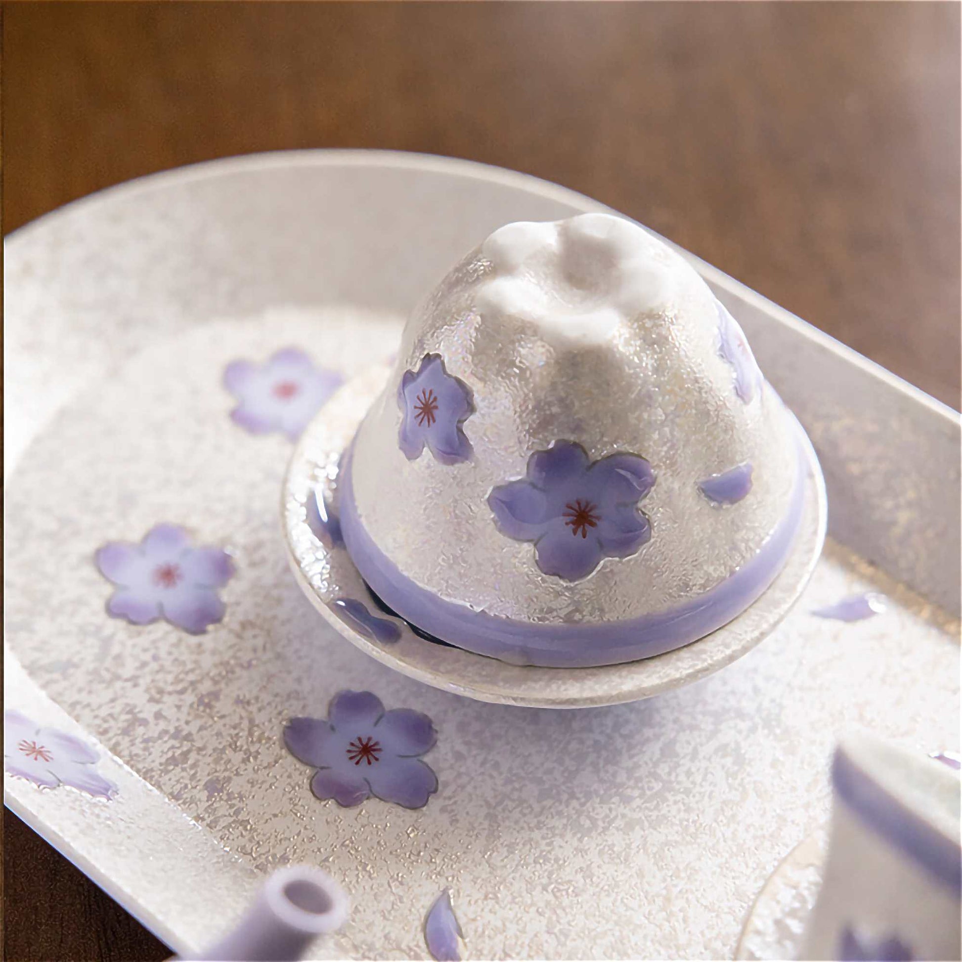 Cherry Blossom Handmade Tea Cup - ZenwareCrafts