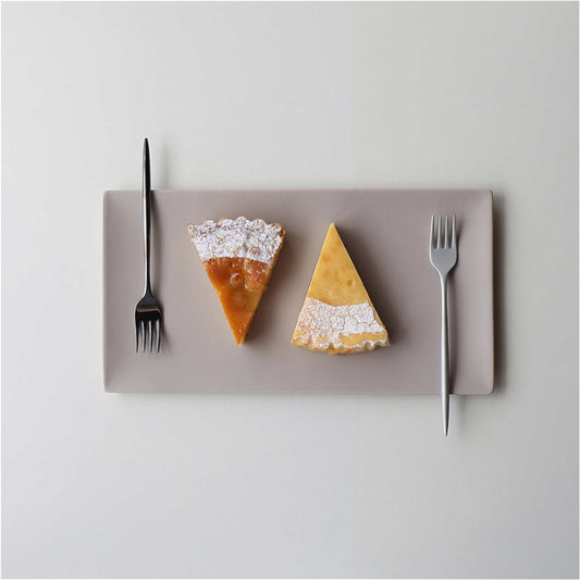 Matte Hasami Ware Handmade Rectangle Plate - ZenwareCrafts