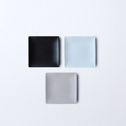 Matte Hasami Ware Handmade Square Plate - ZenwareCrafts