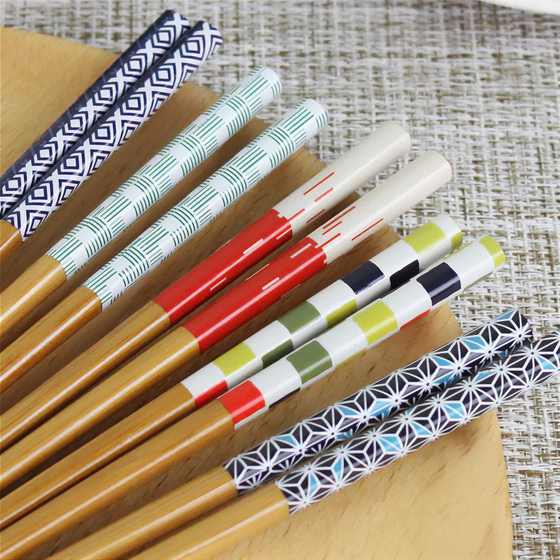 ISHIDA 5-Pair Chopsticks Set - ZenwareCrafts