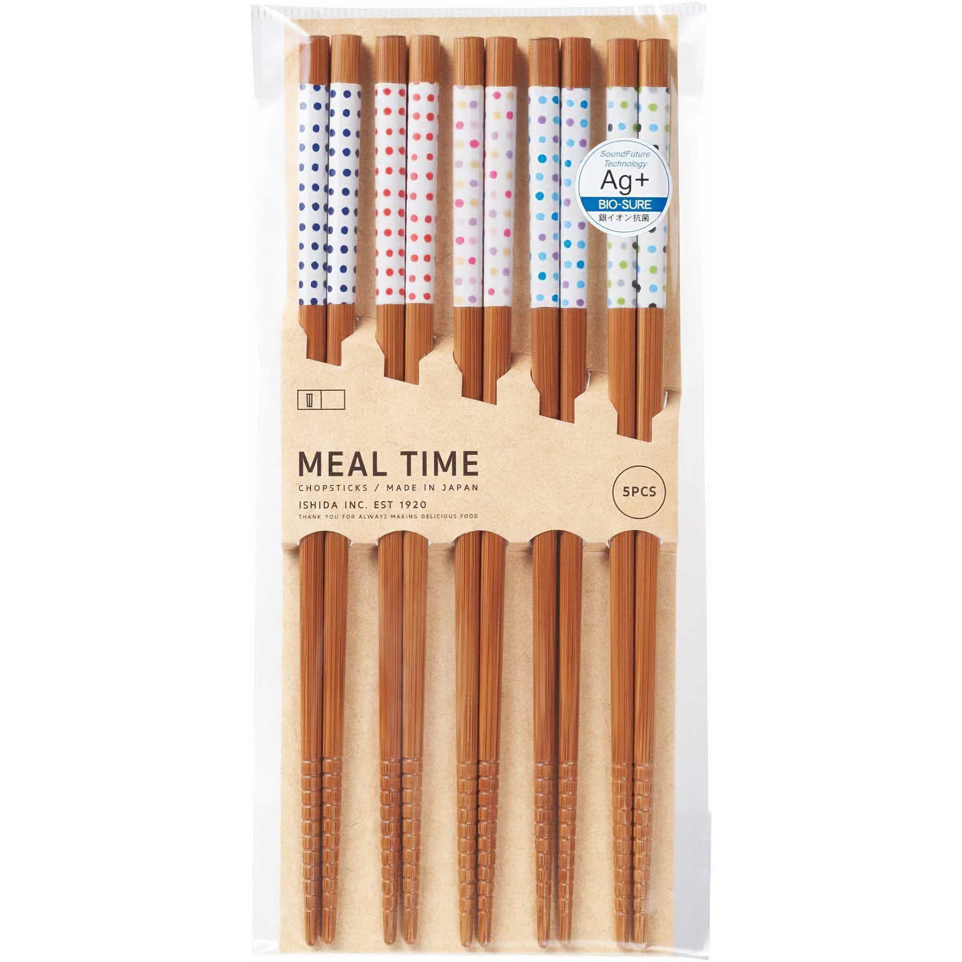 ISHIDA 5-Pair Chopsticks Set - ZenwareCrafts