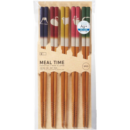 ISHIDA 5-Pair Chopsticks Set - ZenwareCrafts