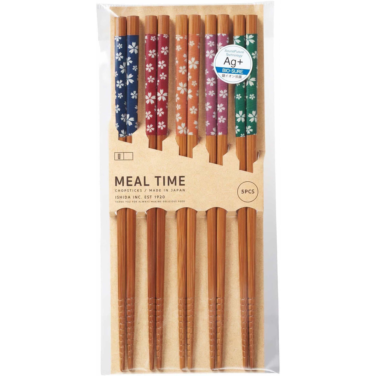 ISHIDA 5-Pair Chopsticks Set - ZenwareCrafts