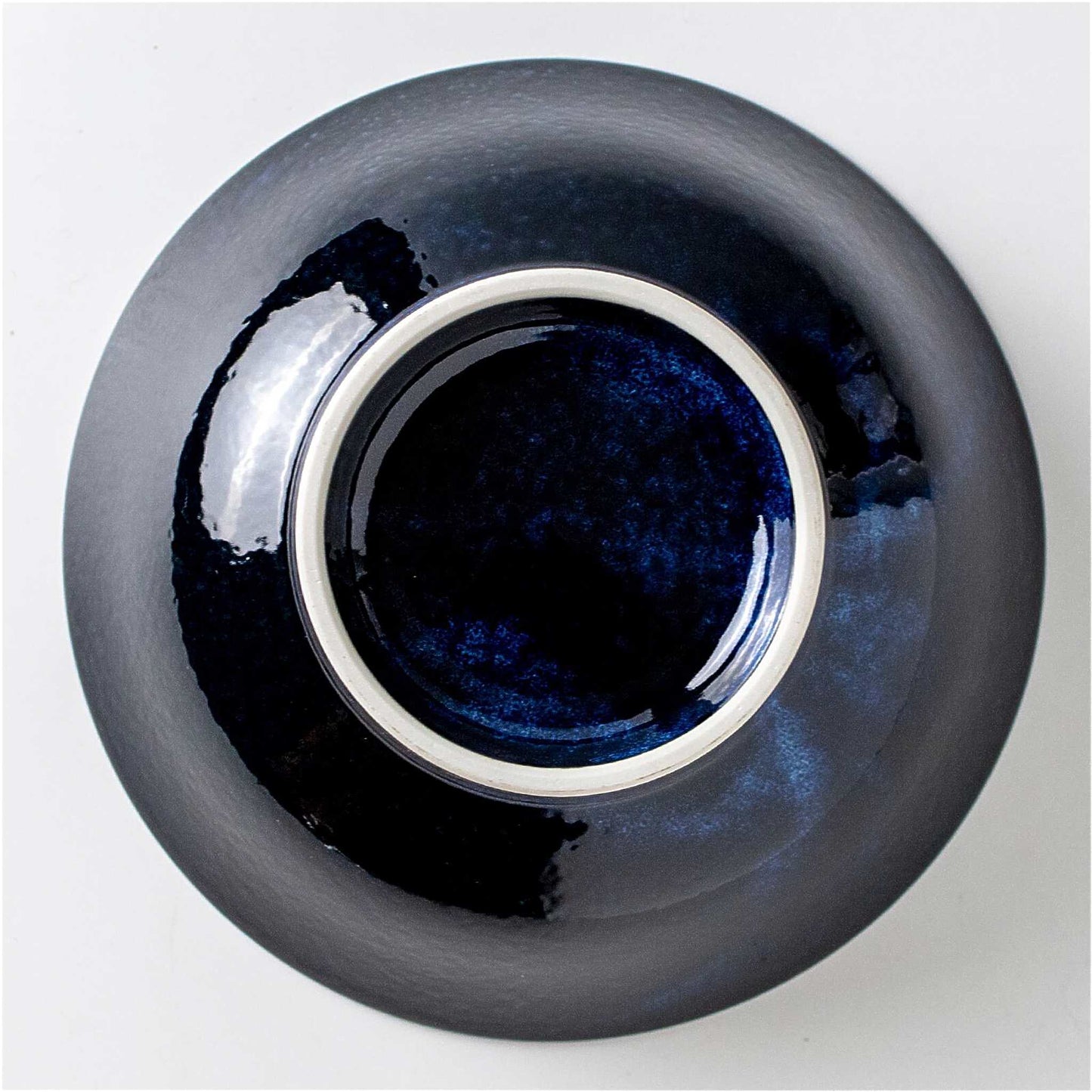 The Sixteen Nights Mino Ware Porcelain 8.3 in Ramen Bowl - ZenwareCrafts