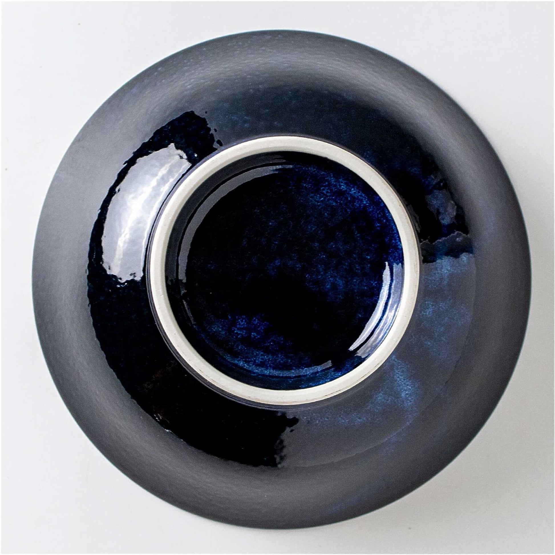 The Sixteen Nights Mino Ware Porcelain 8.3 in Ramen Bowl - ZenwareCrafts