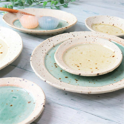 Lake Mino Ware Porcelain Plate - Small 4.9 in Round - ZenwareCrafts