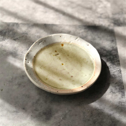 Lake Mino Ware Porcelain Plate - Small 4.9 in Round - ZenwareCrafts