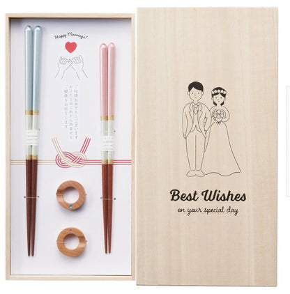ISHIDA Eternal Knot Chopsticks and Rests Set