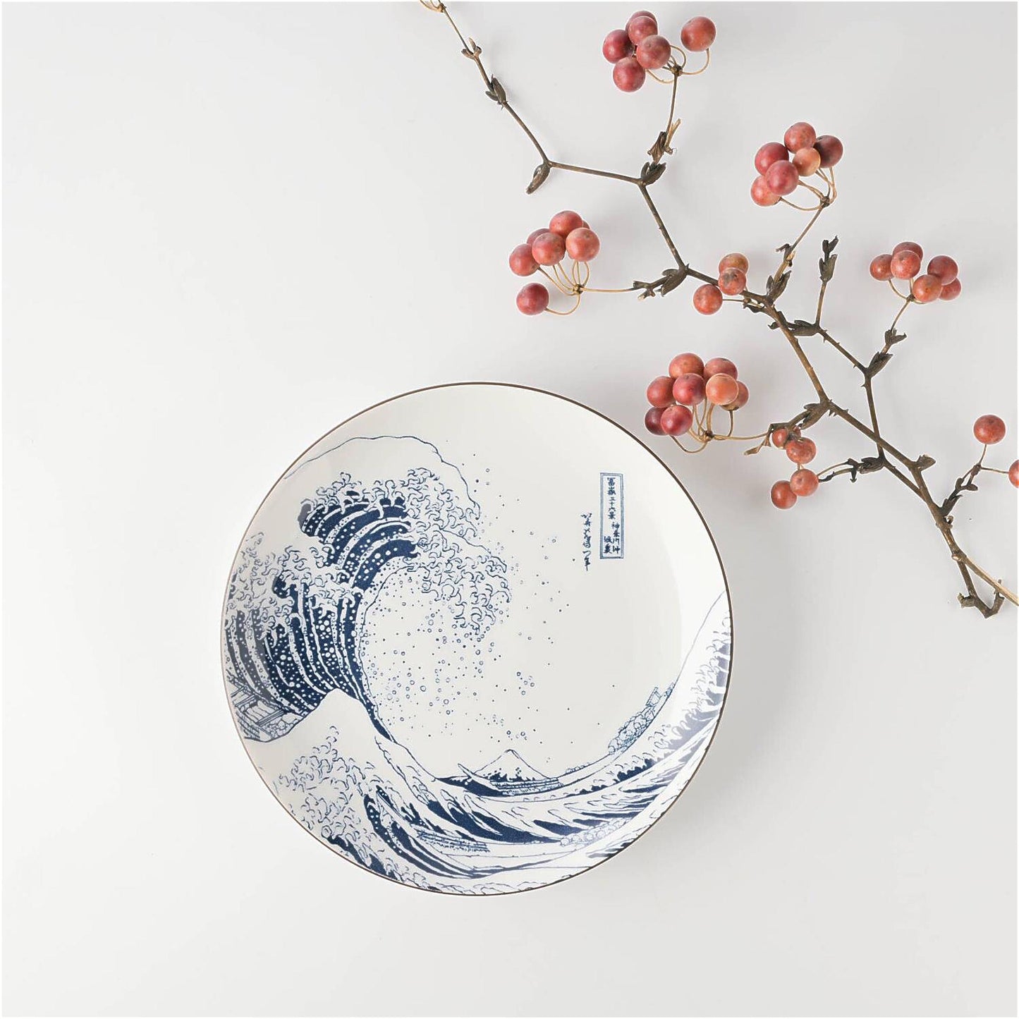 The Great Wave Mino Ware Porcelain Tableware Set