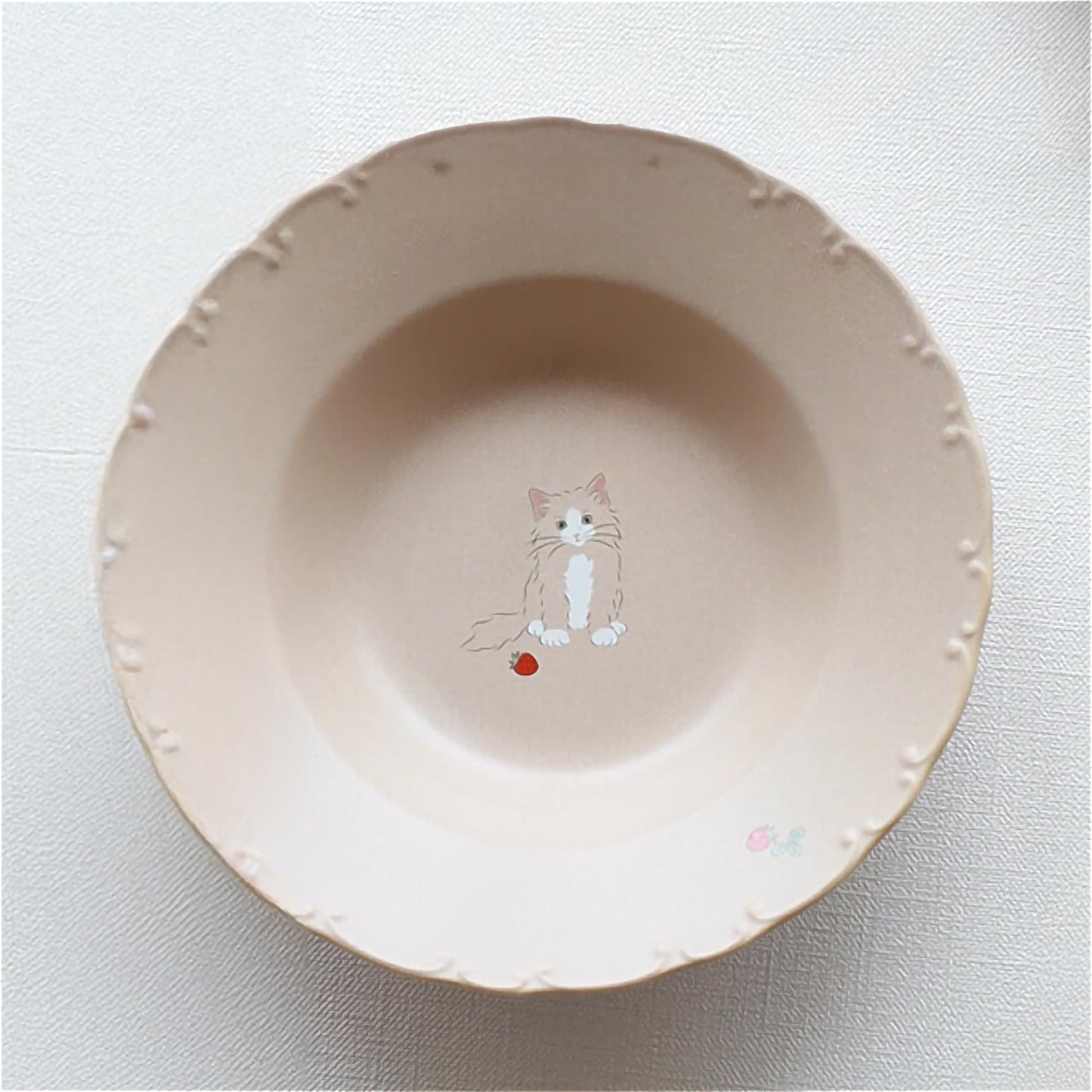 Trio Cat Eco-Friendly Recycled Clay Porcelain Pasta Plate