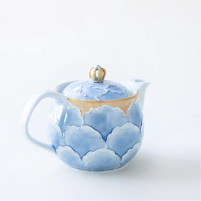 Peony Arita Ware Handmade Teapot and Cup Set