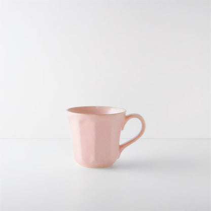 Kaneko Kohyo Rinka Handmade Mug with Saucer - Pink
