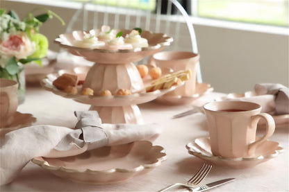 Kaneko Kohyo Rinka Handmade Plate - Pink
