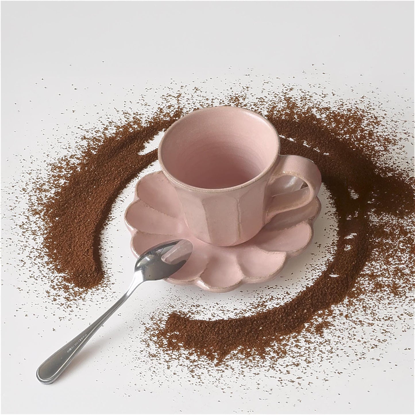 Kaneko Kohyo Rinka Handmade Mug with Saucer - Pink